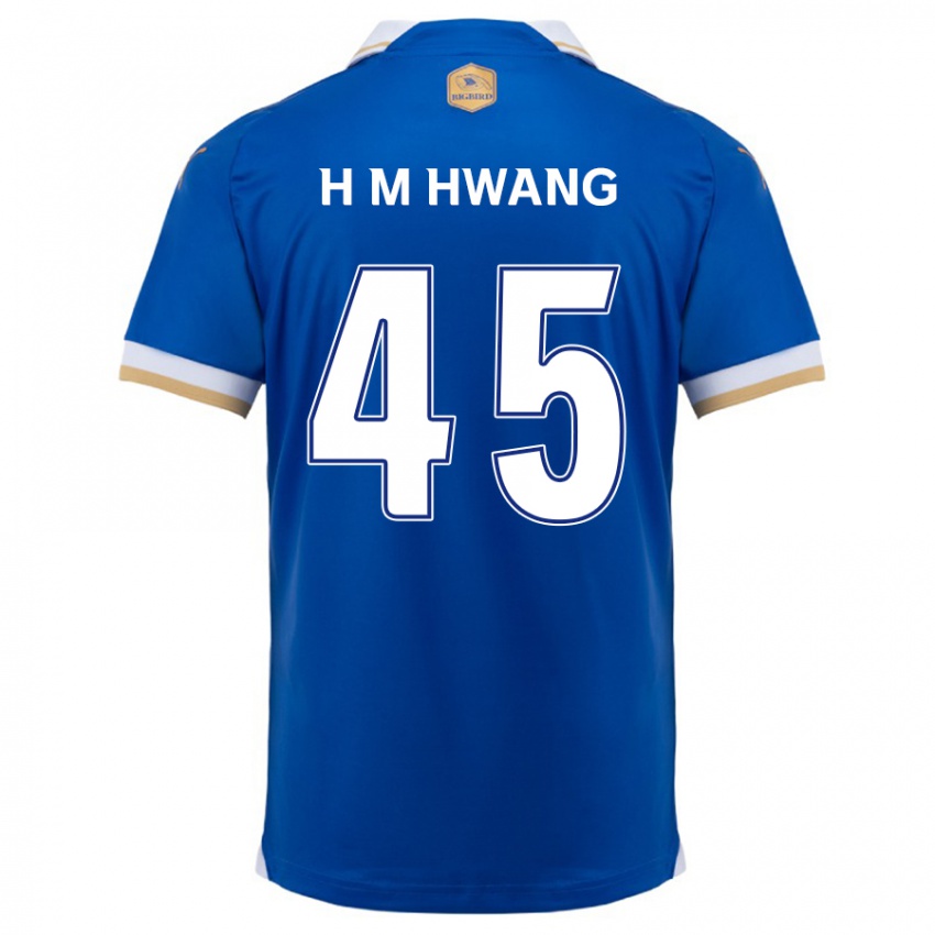 Criança Camisola Myung-Hyun Hwang #45 Branco Azulado Principal 2024/25 Camisa