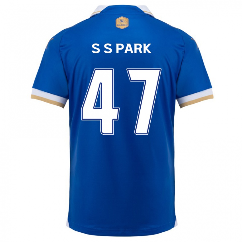 Criança Camisola Seung-Soo Park #47 Branco Azulado Principal 2024/25 Camisa