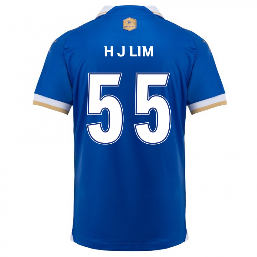 Criança Camisola Ji-Hoon Lim #55 Branco Azulado Principal 2024/25 Camisa