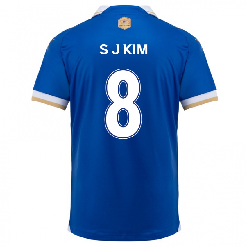 Criança Camisola Ji-Sung Kim #8 Branco Azulado Principal 2024/25 Camisa