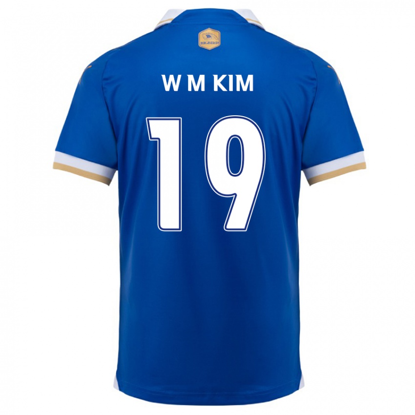 Criança Camisola Min-Woo Kim #19 Branco Azulado Principal 2024/25 Camisa