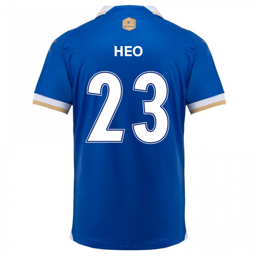 Criança Camisola Hwan Heo #23 Branco Azulado Principal 2024/25 Camisa