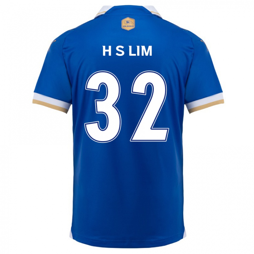 Criança Camisola Seong-Hyeon Lim #32 Branco Azulado Principal 2024/25 Camisa