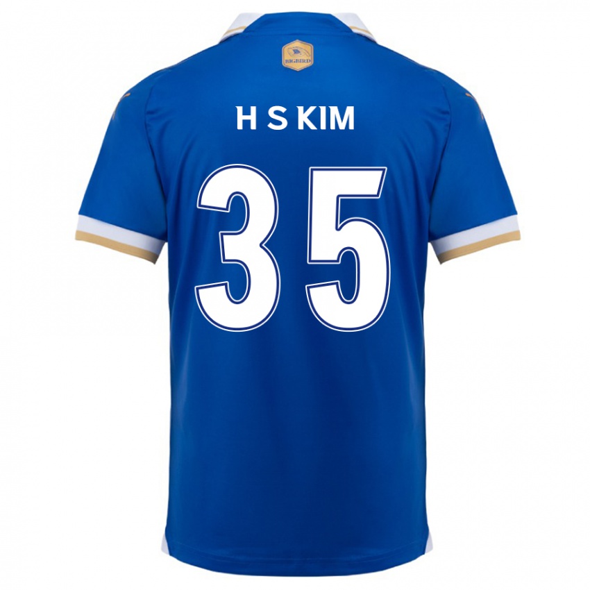 Criança Camisola Seung-Hyun Kim #35 Branco Azulado Principal 2024/25 Camisa