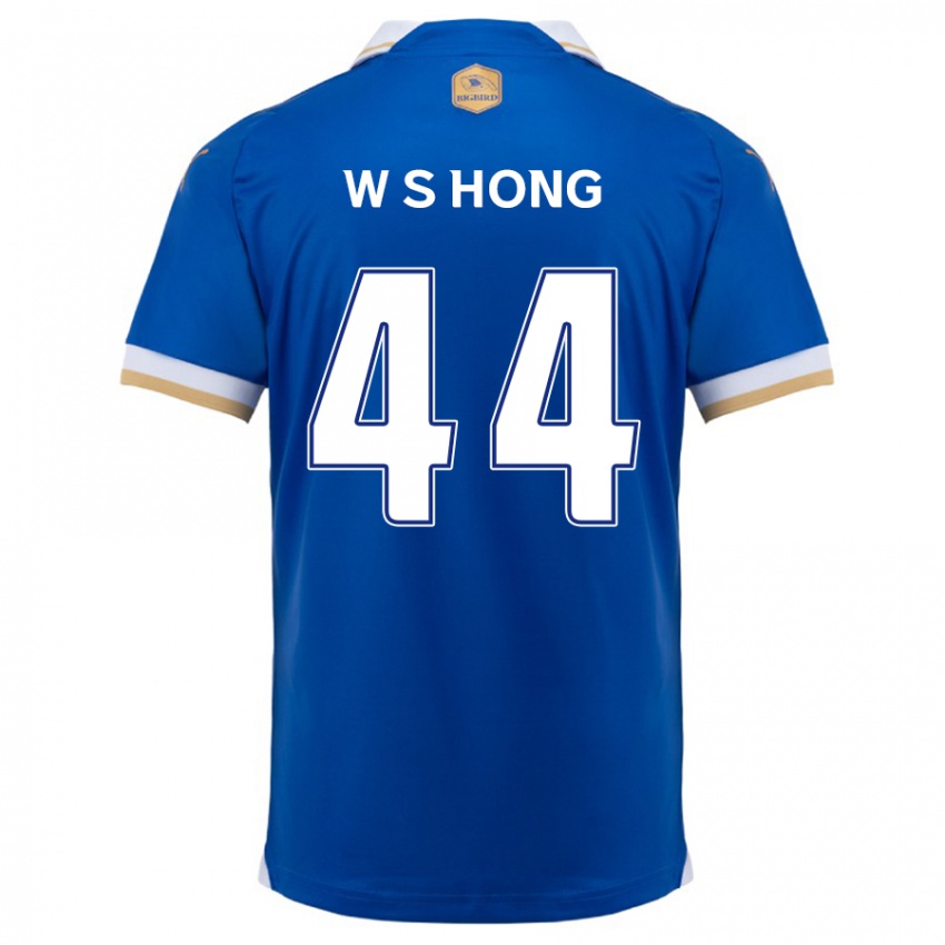 Criança Camisola Sang-Won Hong #44 Branco Azulado Principal 2024/25 Camisa