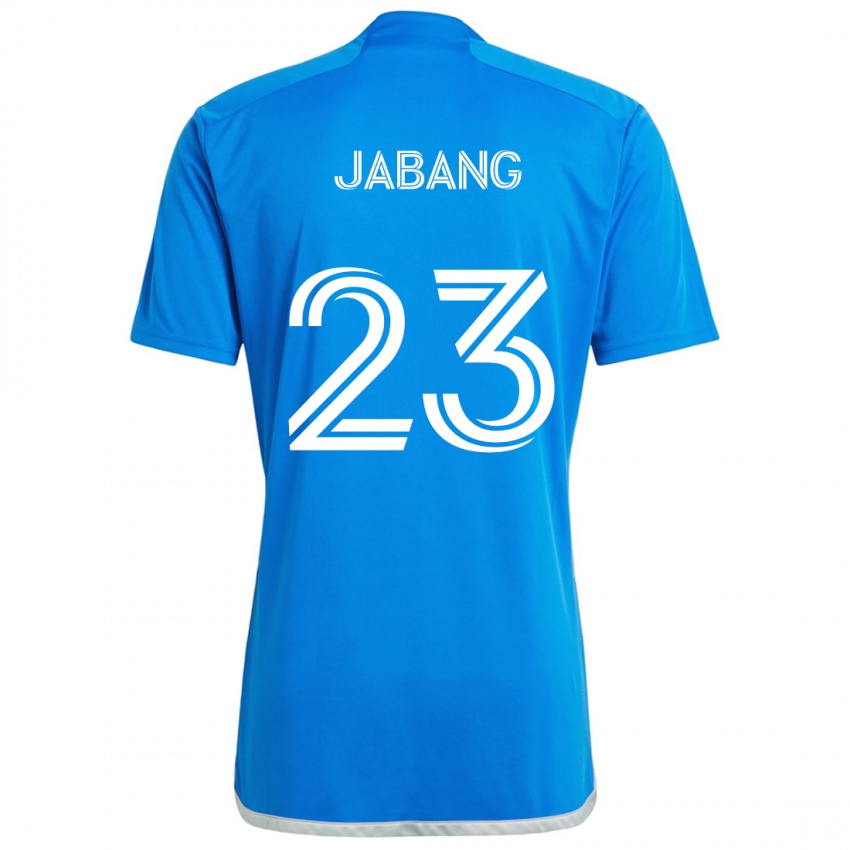 Criança Camisola Ousman Jabang #23 Branco Azulado Principal 2024/25 Camisa