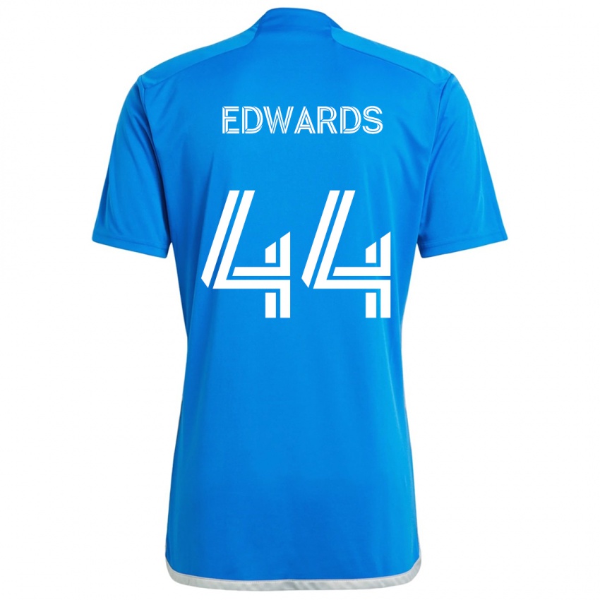 Criança Camisola Raheem Edwards #44 Branco Azulado Principal 2024/25 Camisa