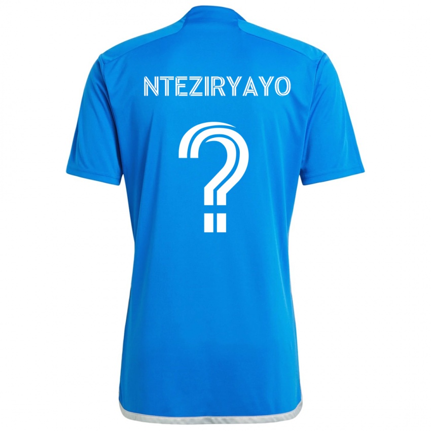 Criança Camisola Josh Nteziryayo #0 Branco Azulado Principal 2024/25 Camisa