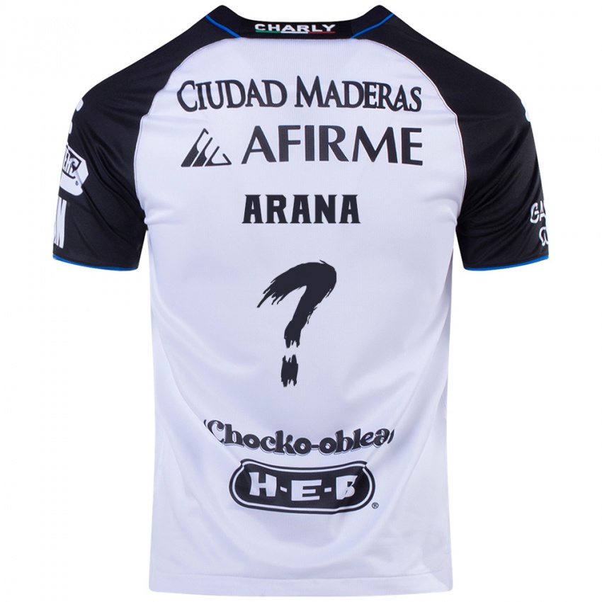 Criança Camisola Alejandro Arana #0 Preto Azul Principal 2024/25 Camisa