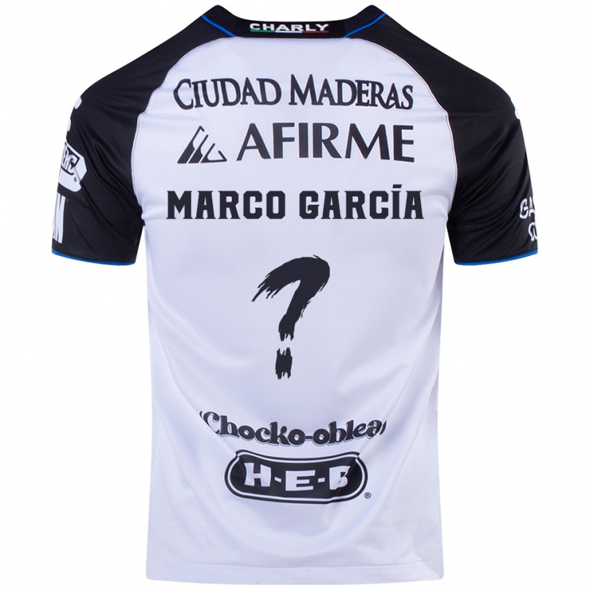 Criança Camisola Marco Garcia #0 Preto Azul Principal 2024/25 Camisa