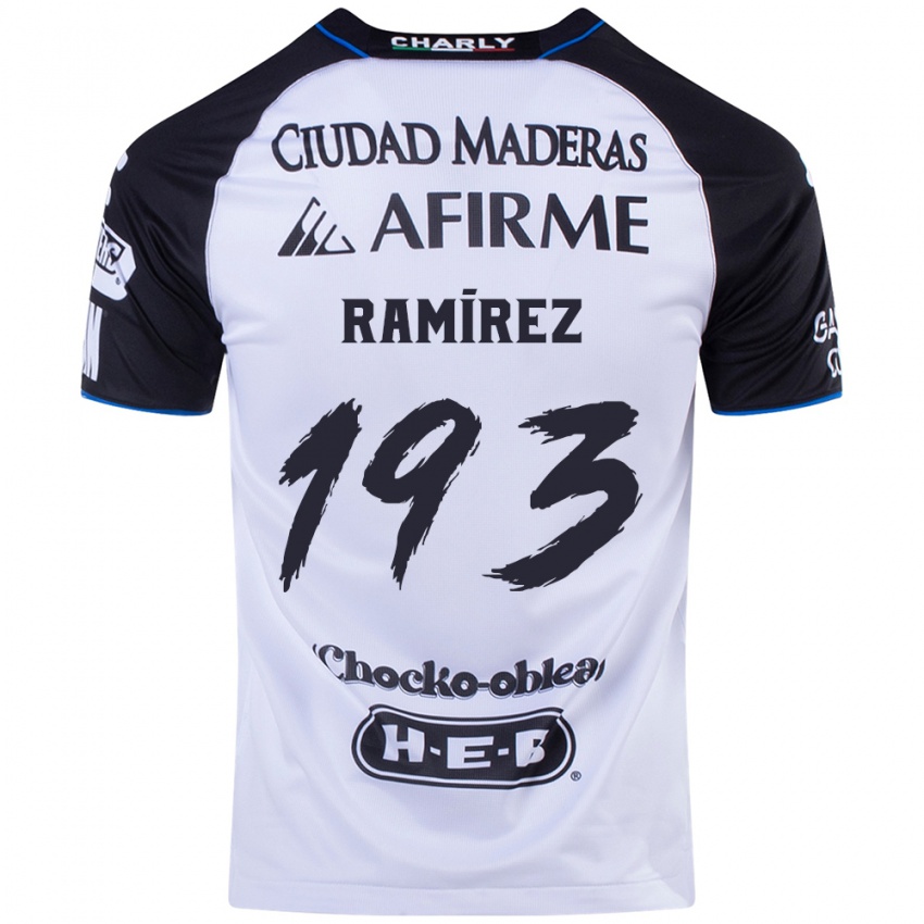 Criança Camisola Ángel Ramírez #193 Preto Azul Principal 2024/25 Camisa