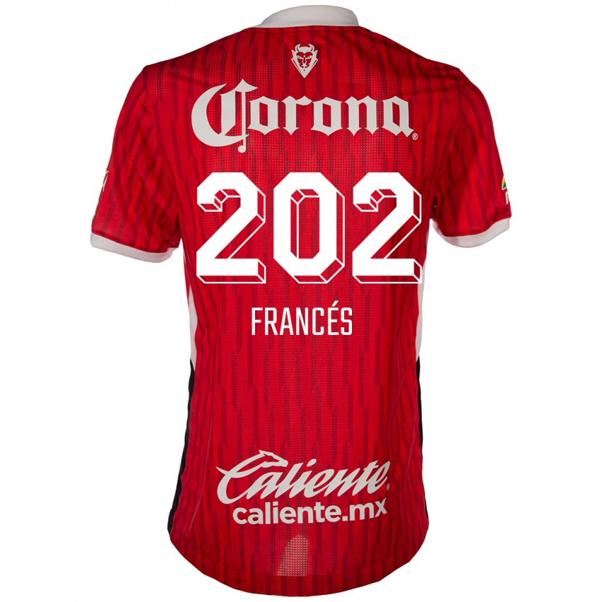 Criança Camisola Lenin Francés #202 Vermelho Branco Principal 2024/25 Camisa