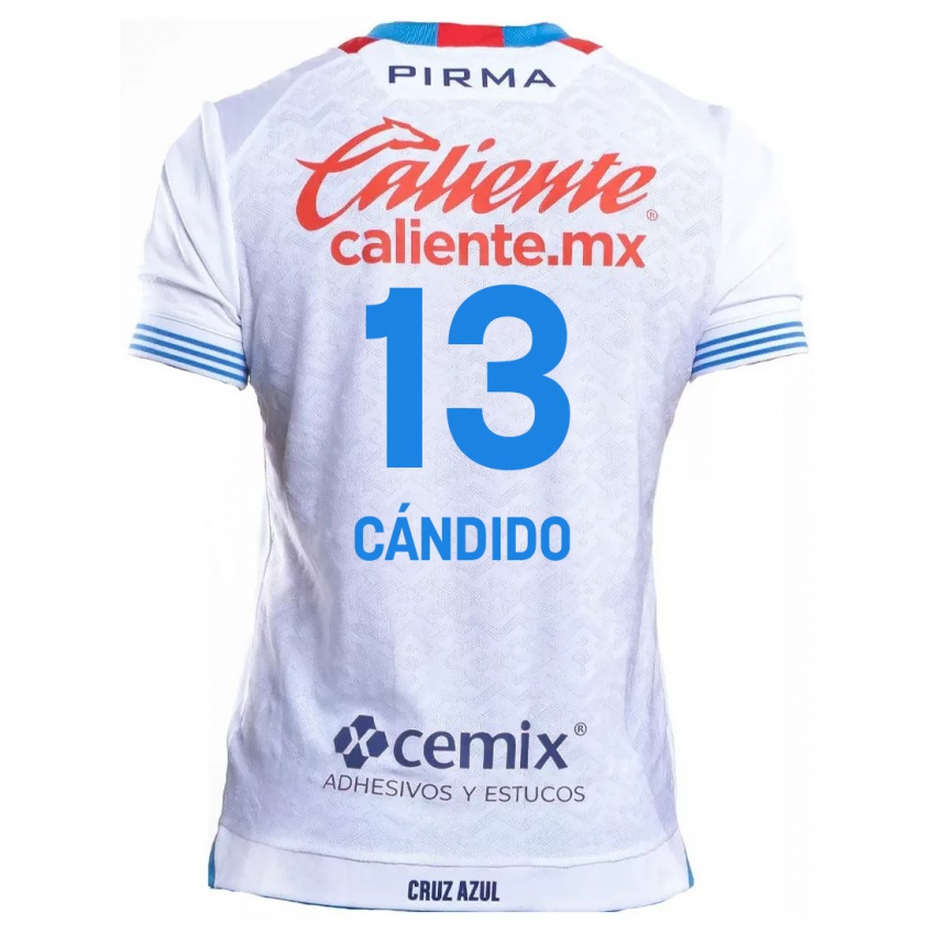 Criança Camisola Camilo Cándido #13 Branco Azul Alternativa 2024/25 Camisa