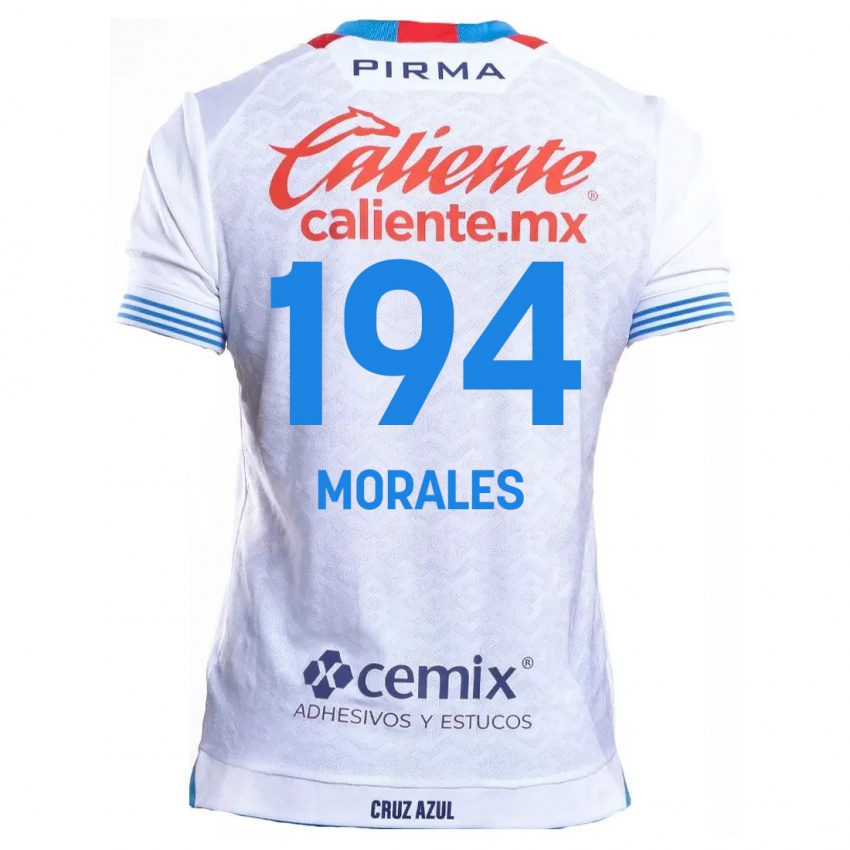 Criança Camisola Amaury Morales #194 Branco Azul Alternativa 2024/25 Camisa