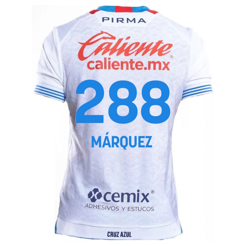 Criança Camisola Víctor Márquez #288 Branco Azul Alternativa 2024/25 Camisa