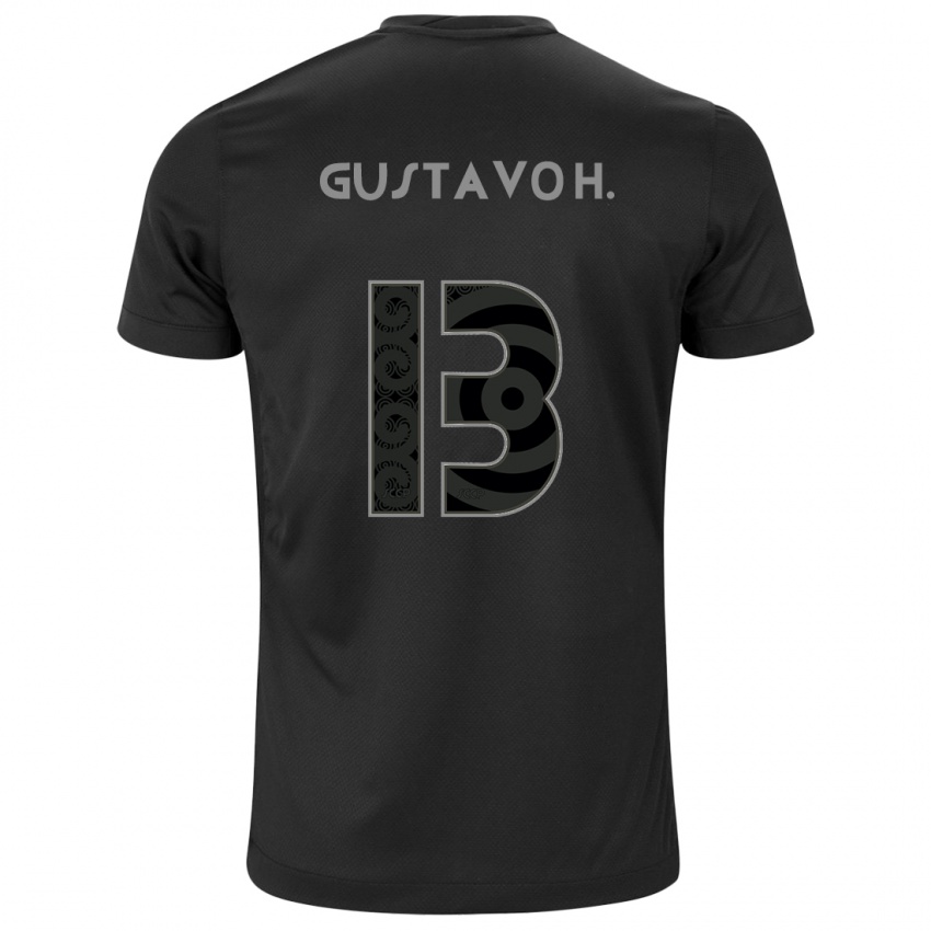 Criança Camisola Gustavo Henrique #13 Preto Alternativa 2024/25 Camisa