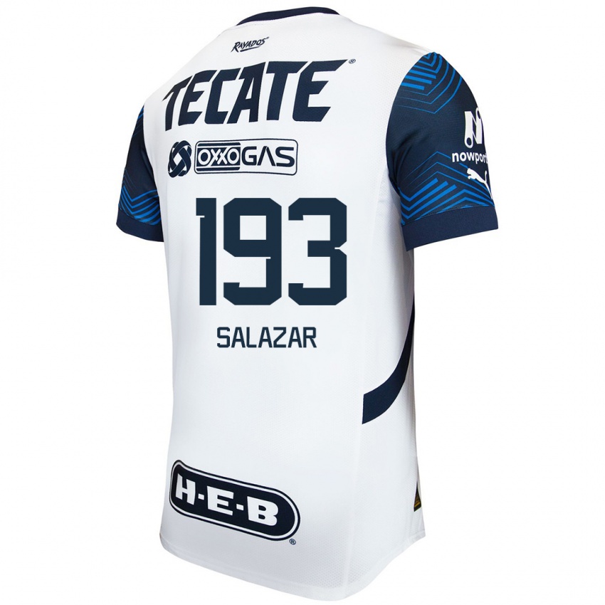 Criança Camisola Jofran Salazar #193 Branco Azul Alternativa 2024/25 Camisa