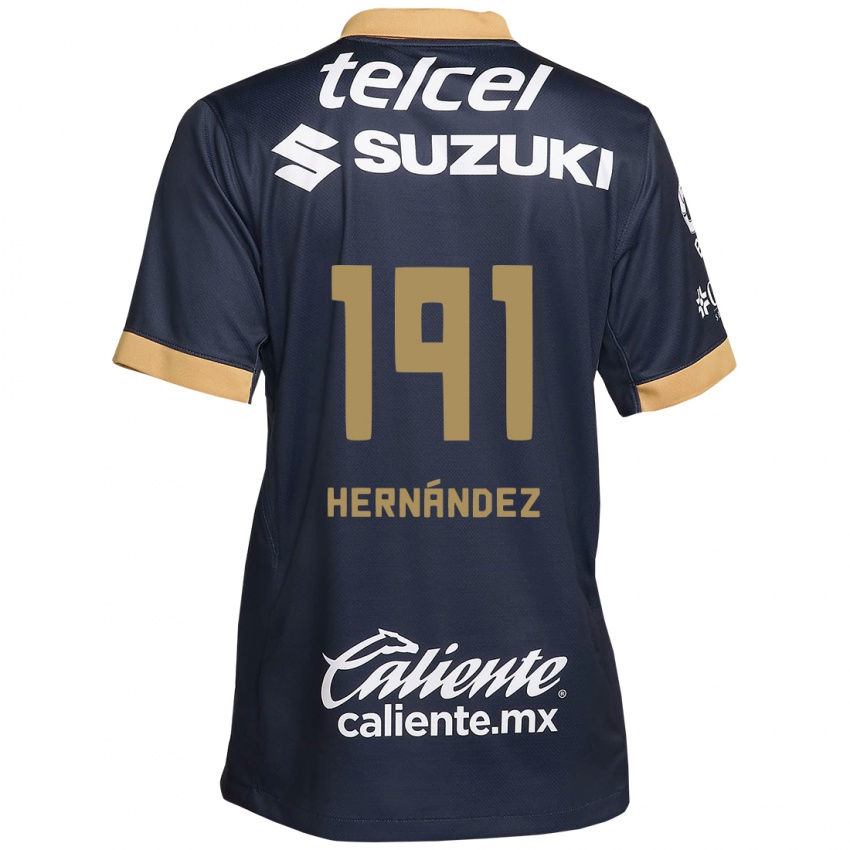 Criança Camisola Marco Hernández #191 Obsidiana Ouro Branco Alternativa 2024/25 Camisa