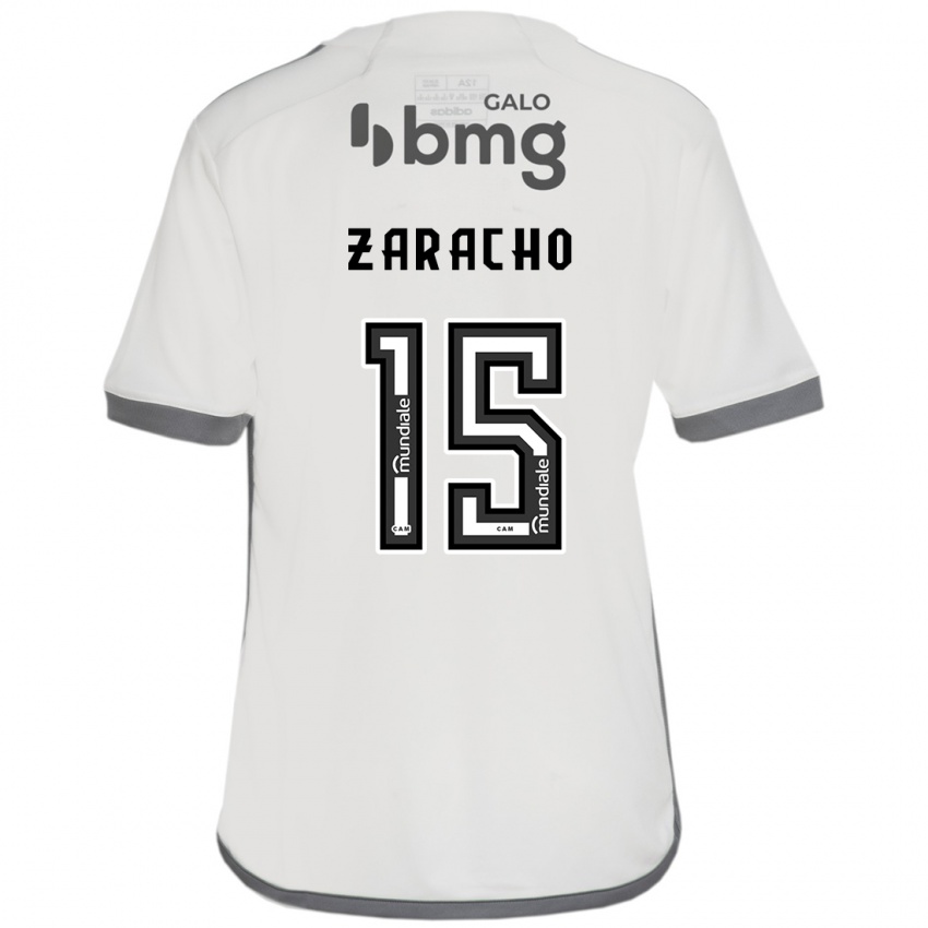 Criança Camisola Matías Zaracho #15 Off White Alternativa 2024/25 Camisa