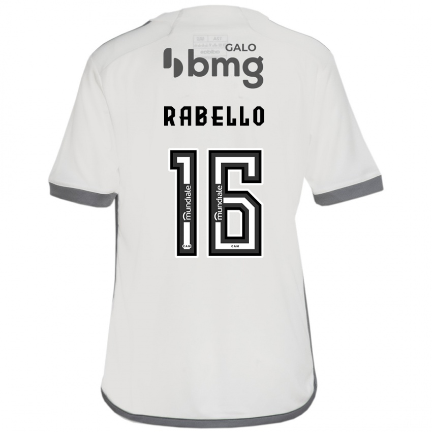 Criança Camisola Igor Rabello #16 Off White Alternativa 2024/25 Camisa