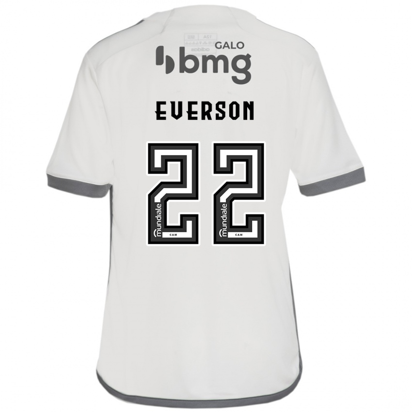 Criança Camisola Everson #22 Off White Alternativa 2024/25 Camisa