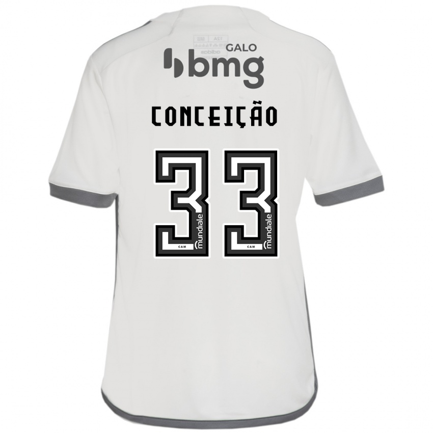 Criança Camisola Robert Conceição #33 Off White Alternativa 2024/25 Camisa