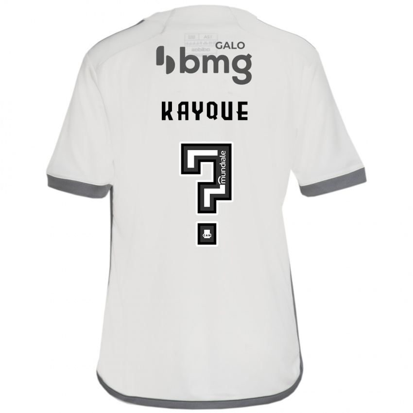 Criança Camisola Kayque #0 Off White Alternativa 2024/25 Camisa