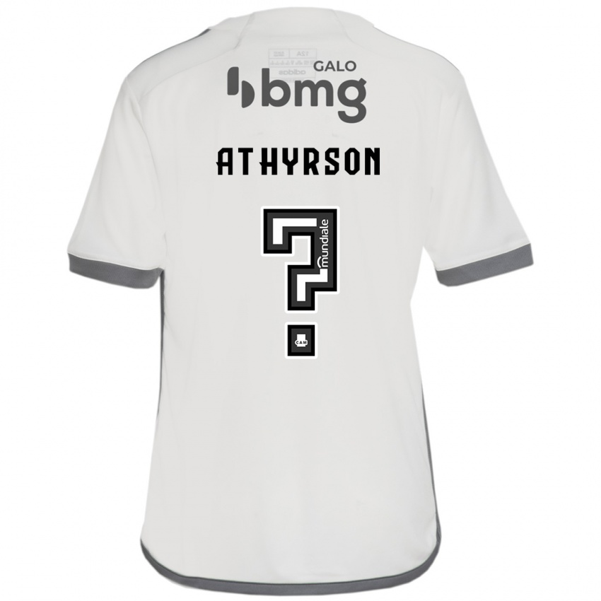 Criança Camisola Athyrson #0 Off White Alternativa 2024/25 Camisa