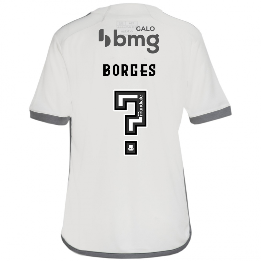 Criança Camisola Leo Borges #0 Off White Alternativa 2024/25 Camisa