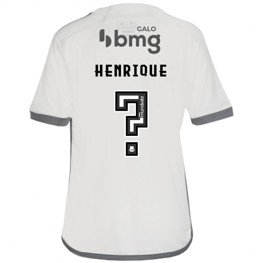 Criança Camisola Bruno Henrique #0 Off White Alternativa 2024/25 Camisa