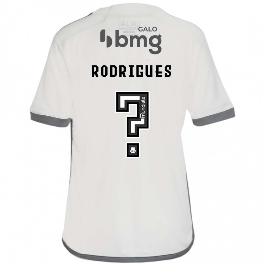 Criança Camisola Vinicius Rodrigues #0 Off White Alternativa 2024/25 Camisa