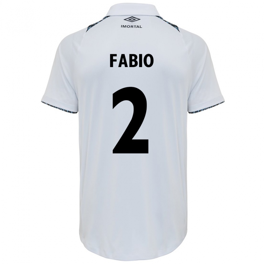 Criança Camisola Fábio #2 Branco Azul Alternativa 2024/25 Camisa