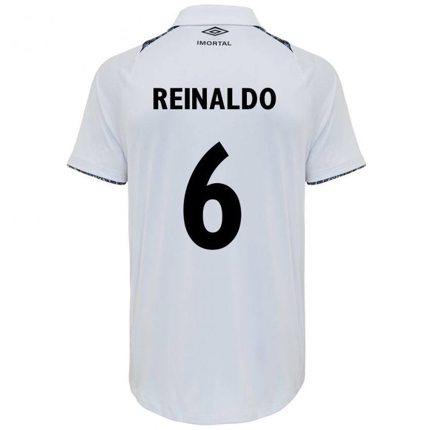 Criança Camisola Reinaldo #6 Branco Azul Alternativa 2024/25 Camisa