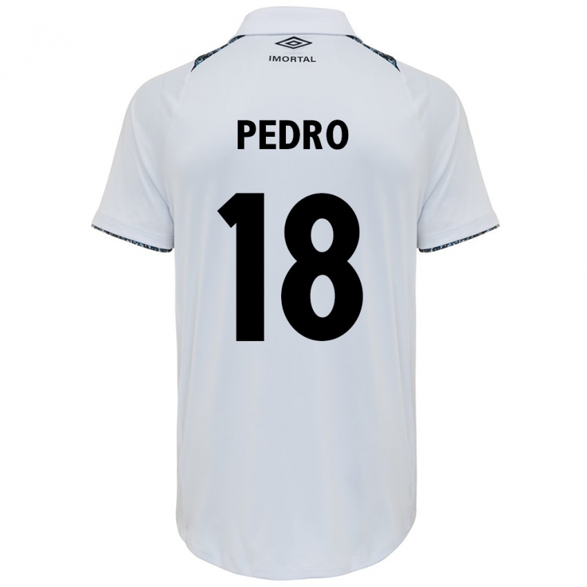 Criança Camisola João Pedro #18 Branco Azul Alternativa 2024/25 Camisa