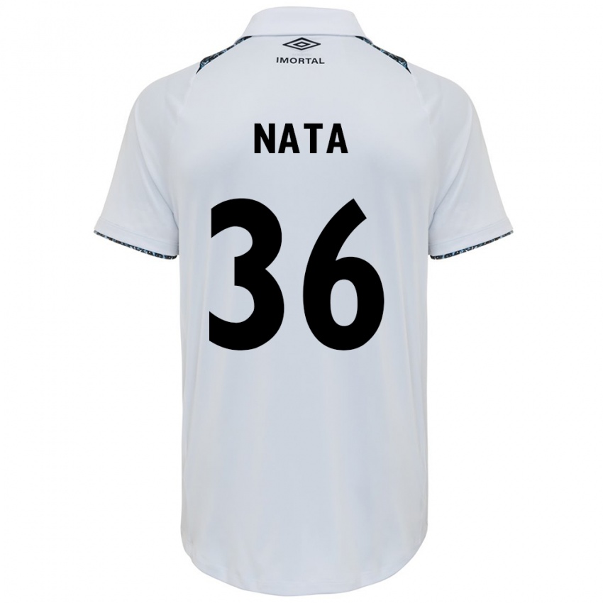 Criança Camisola Natã #36 Branco Azul Alternativa 2024/25 Camisa