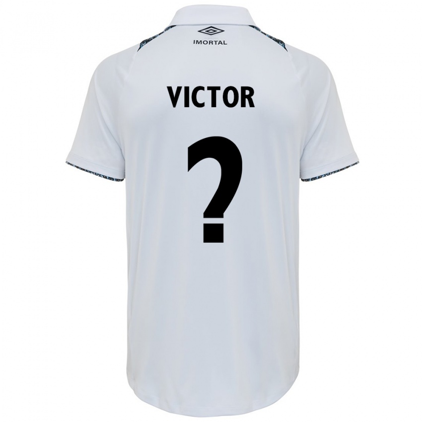 Criança Camisola João Victor Castelo #0 Branco Azul Alternativa 2024/25 Camisa