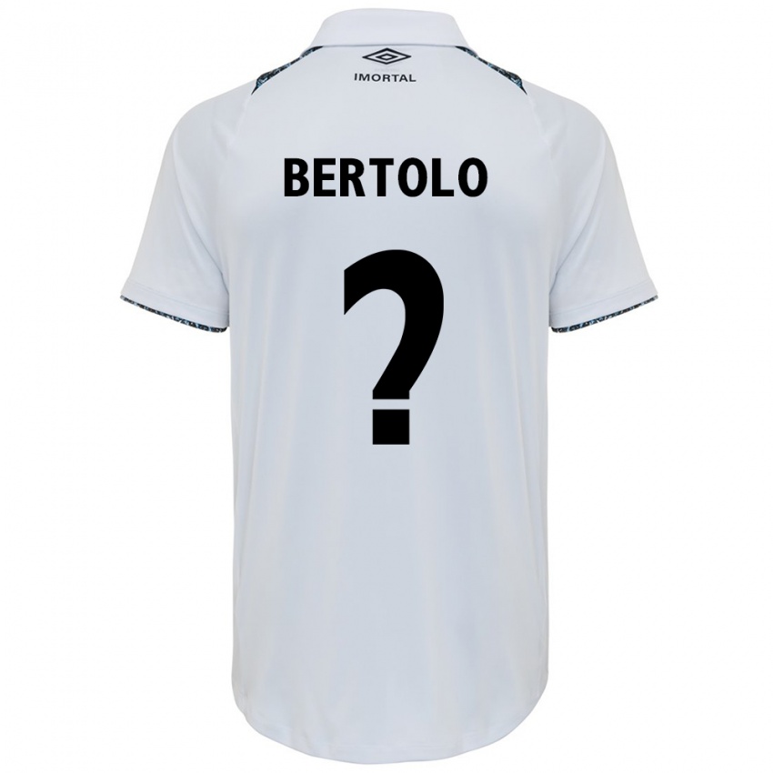 Criança Camisola Mateus Bertolo #0 Branco Azul Alternativa 2024/25 Camisa