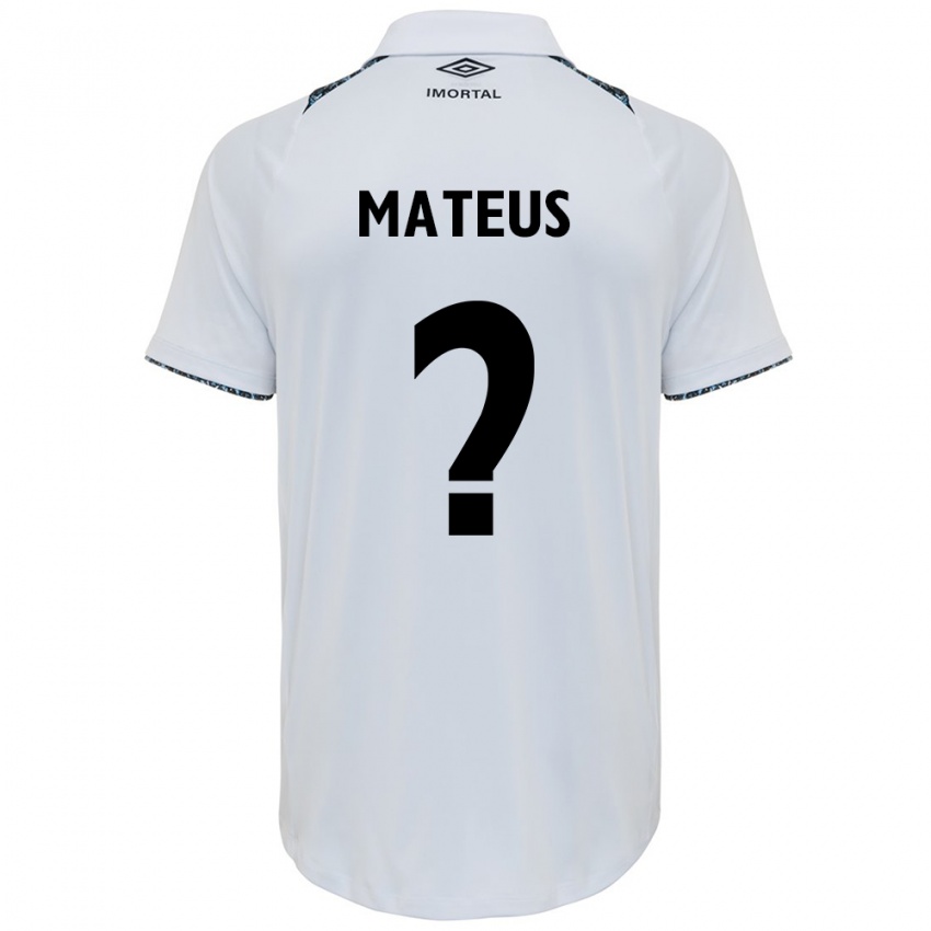 Criança Camisola Mateus #0 Branco Azul Alternativa 2024/25 Camisa