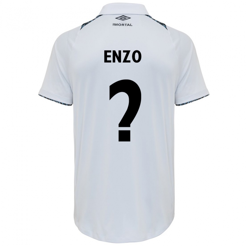 Criança Camisola Enzo #0 Branco Azul Alternativa 2024/25 Camisa