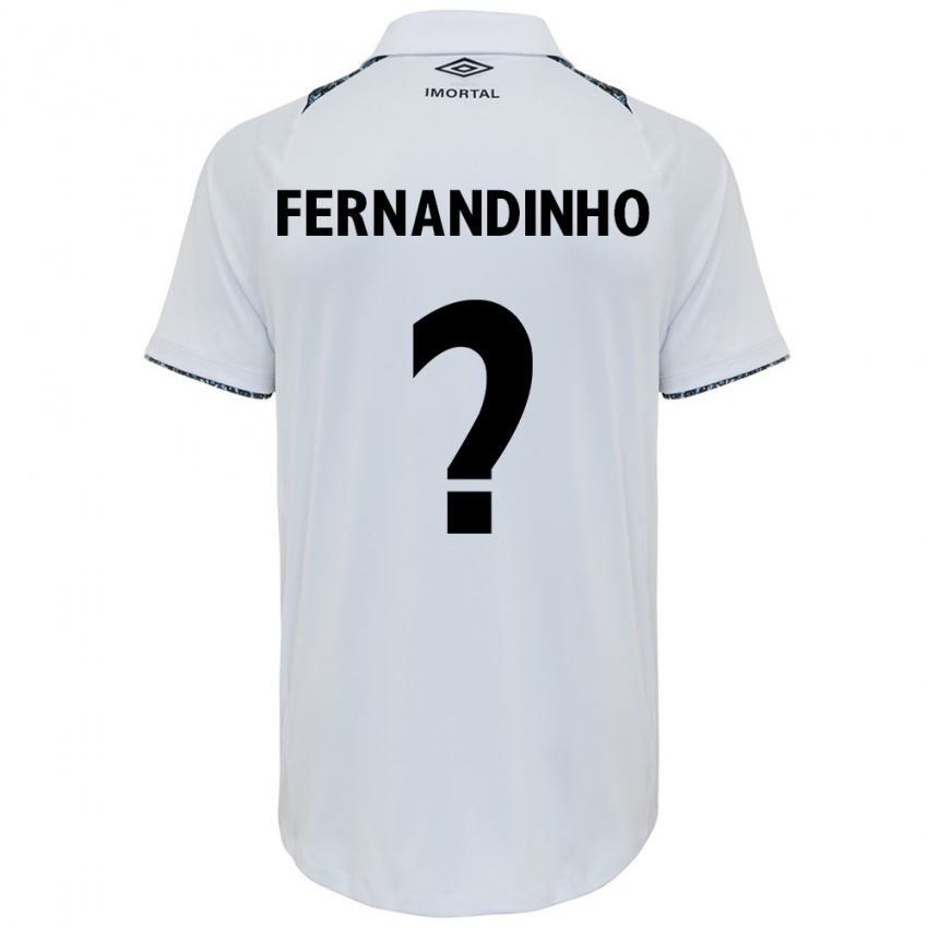 Criança Camisola Fernandinho #0 Branco Azul Alternativa 2024/25 Camisa