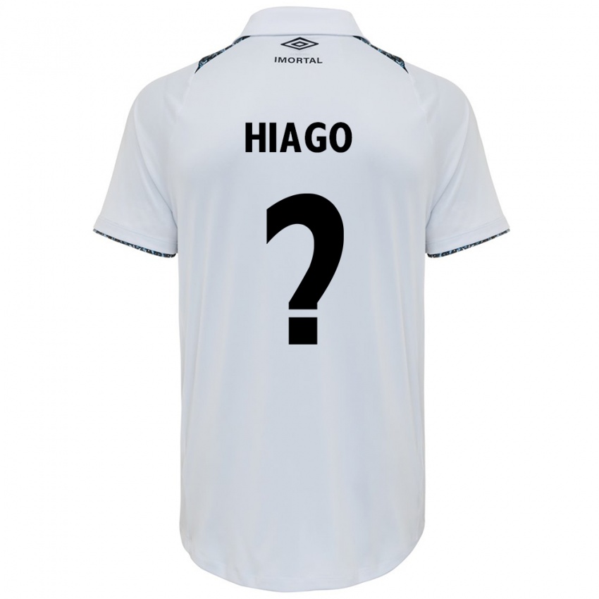 Criança Camisola Hiago #0 Branco Azul Alternativa 2024/25 Camisa