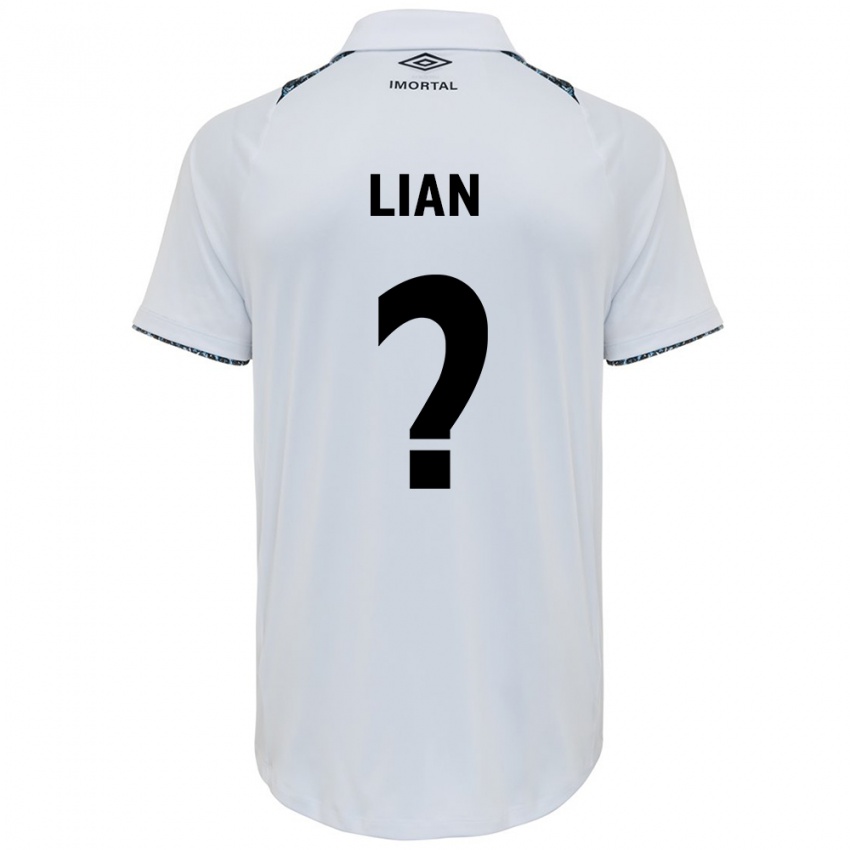 Criança Camisola Lian #0 Branco Azul Alternativa 2024/25 Camisa