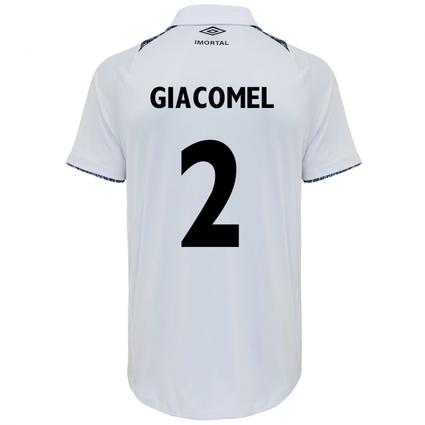 Criança Camisola Laís Giacomel #2 Branco Azul Alternativa 2024/25 Camisa