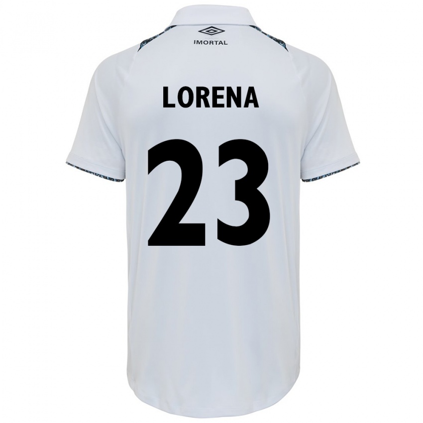 Criança Camisola Lorena #23 Branco Azul Alternativa 2024/25 Camisa