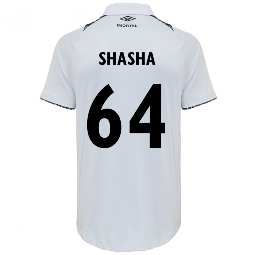 Criança Camisola Shashá #64 Branco Azul Alternativa 2024/25 Camisa