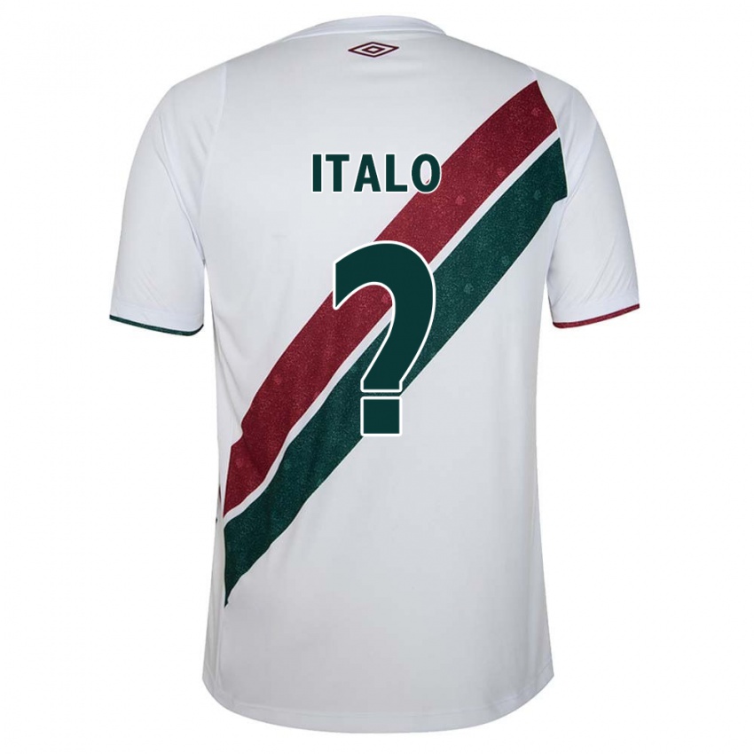 Criança Camisola Italo #0 Branco Verde Castanho Alternativa 2024/25 Camisa