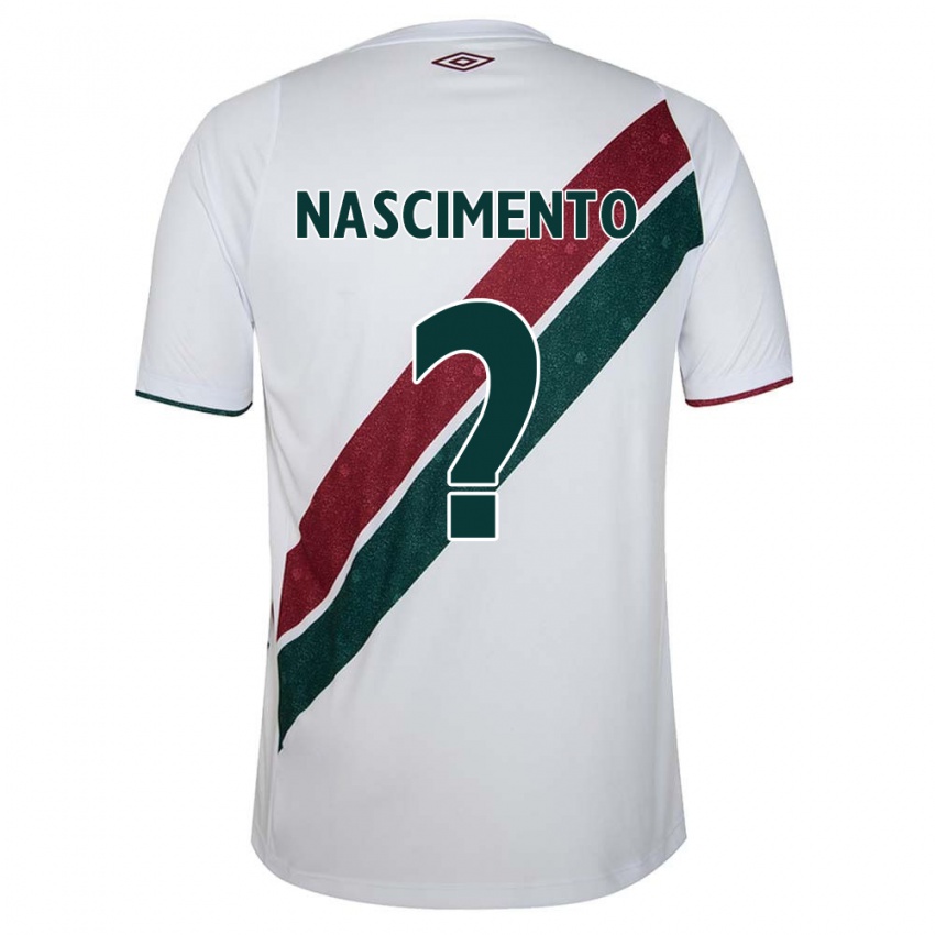 Criança Camisola Hiago Nascimento #0 Branco Verde Castanho Alternativa 2024/25 Camisa