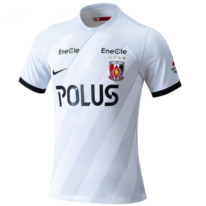 Criança Camisola Shoya Nakajima #10 Branco Cinza Alternativa 2024/25 Camisa