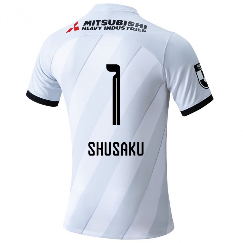 Criança Camisola Shusaku Nishikawa #1 Branco Cinza Alternativa 2024/25 Camisa