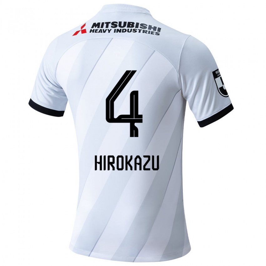 Criança Camisola Hirokazu Ishihara #4 Branco Cinza Alternativa 2024/25 Camisa